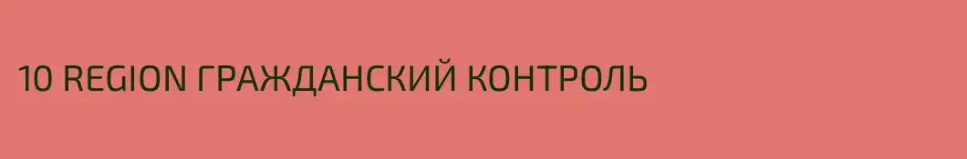 10 REGION ГРАЖДАНСКИЙ КОНТРОЛЬ